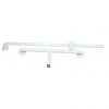 AKW T-Shape White Epoxy Coated Grab Rail - 1100 x 300 x 300mm