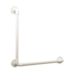 AKW 1400 Series 90° White Plastic Grab Rail