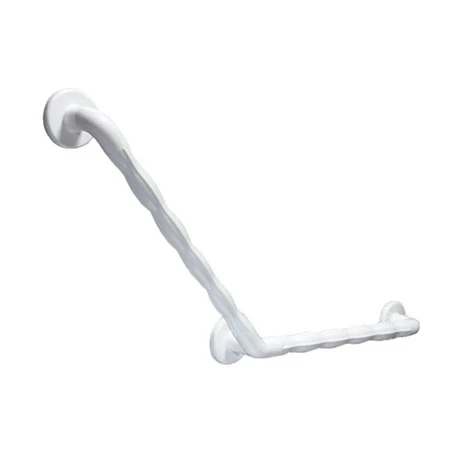 AKW 1600 Series White 135° Natural Grip Plastic Grab Rail 1 AKW 1600 Series White 135° Natural Grip Plastic Grab Rail