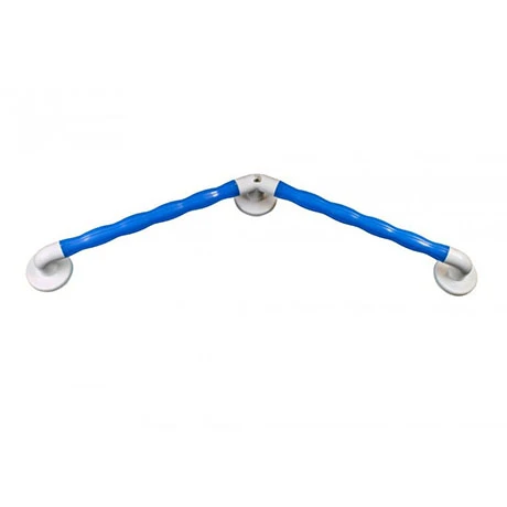AKW Blue 135° Angled Natural Grip Plastic Grab Rail 1 AKW Blue 135° Angled Natural Grip Plastic Grab Rail