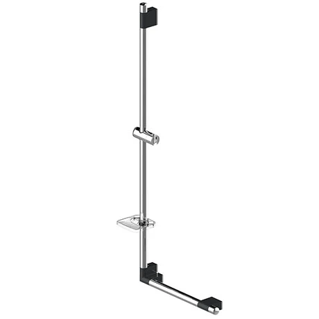 AKW Onyx Duo Black L-Shape Grab Rail 1 AKW Onyx Duo Black L-Shape Grab Rail