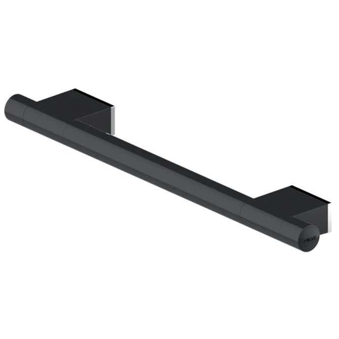 AKW Onyx 600mm Black Straight Grab Rail 1 AKW Onyx 600mm Black Straight Grab Rail