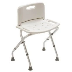 Drive DeVilbiss Folding Bath Bench with Back - 12487KDR