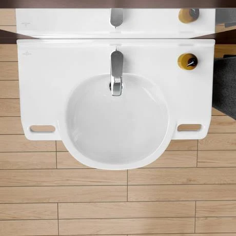 Villeroy and Boch ViCare 810mm Wheelchair Accessible Washbasin - 41208001 2 Villeroy and Boch ViCare 810mm Wheelchair Accessible Washbasin - 41208001 - Image 2