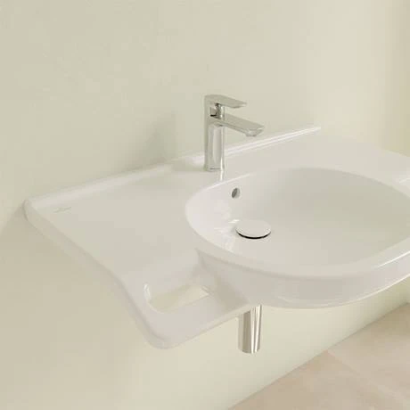 Villeroy and Boch ViCare 810mm Wheelchair Accessible Washbasin - 41208001 3 Villeroy and Boch ViCare 810mm Wheelchair Accessible Washbasin - 41208001 - Image 3