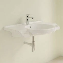 Villeroy and Boch ViCare 810mm Wheelchair Accessible Washbasin - 41208001 8 Villeroy and Boch ViCare 810mm Wheelchair Accessible Washbasin - 41208001 -Assisted Living Bathrooms Store 41208001 D3 460