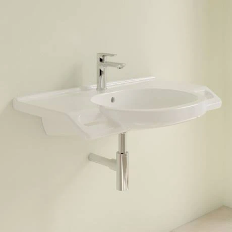 Villeroy and Boch ViCare 810mm Wheelchair Accessible Washbasin - 41208001 4 Villeroy and Boch ViCare 810mm Wheelchair Accessible Washbasin - 41208001 - Image 4