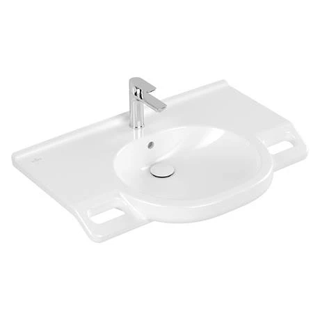 Villeroy and Boch ViCare 810mm Wheelchair Accessible Washbasin - 41208001 5 Villeroy and Boch ViCare 810mm Wheelchair Accessible Washbasin - 41208001 - Image 5