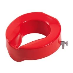Drive DeVilbiss 4" Red Rasied Toilet Seat - 62174