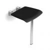 HiB Dark Grey Shower Seat with Support Leg - ACSSDAG01