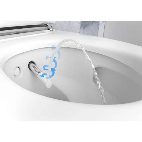 Geberit AquaClean Alpine White Mera Comfort Rimless Wall Hung Shower WC 4 Geberit AquaClean Alpine White Mera Comfort Rimless Wall Hung Shower WC - Image 4