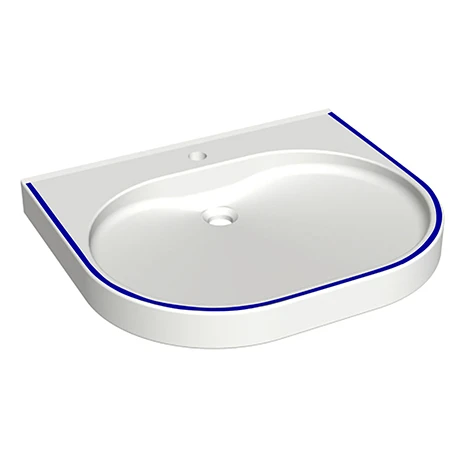 Franke ANMW502-BLUE 550mm VariusCare wheelchair accessible washbasin 1 Franke ANMW502-BLUE 550mm VariusCare wheelchair accessible washbasin
