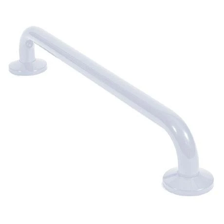 Bristan - 450mm Grab Rail - White Aluminium - GRAB-450-W 1 Bristan - 450mm Grab Rail - White Aluminium - GRAB-450-W