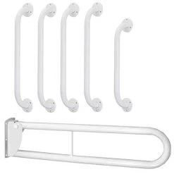 Milton White DOC M Hinged Grab Rail Kit