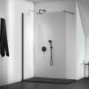 Ideal Standard Connect 2 Silk Black 1000mm Wetroom Panel + Straight Bracing Bracket
