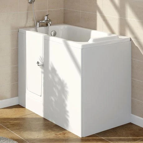 Milton Walk In 1210mm Deep Soak Bath inc. Front + End Panels 1 Milton Walk In 1210mm Deep Soak Bath inc. Front + End Panels