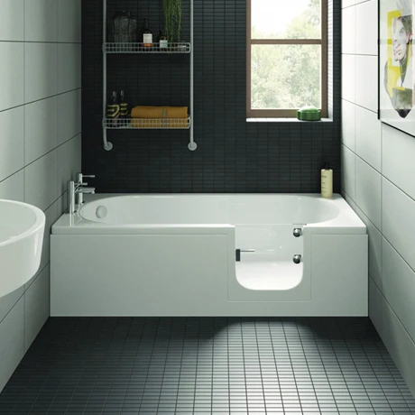 Milton Luxury Walk In 1500mm Bath inc. Front + End Panels 1 Milton Luxury Walk In 1500mm Bath inc. Front + End Panels