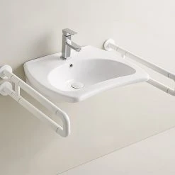 Milton Wheelchair Accessible Wall Hung Basin (605 x 530mm)