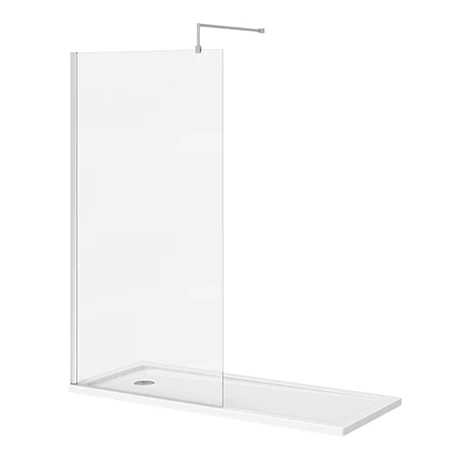 Nova 1700 x 700 Bath Replacement Wet Room (1000mm Chrome Screen w. Tray) 1 Nova 1700 x 700 Bath Replacement Wet Room (1000mm Chrome Screen w. Tray)