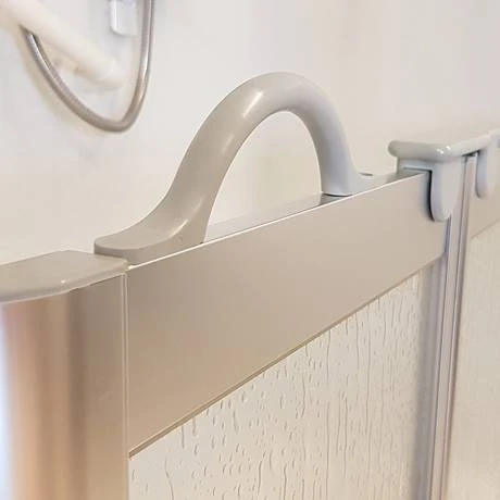 Milton Silver RH Front Access Half Height Bi-Fold Shower Door 2 Milton Silver RH Front Access Half Height Bi-Fold Shower Door - Image 2
