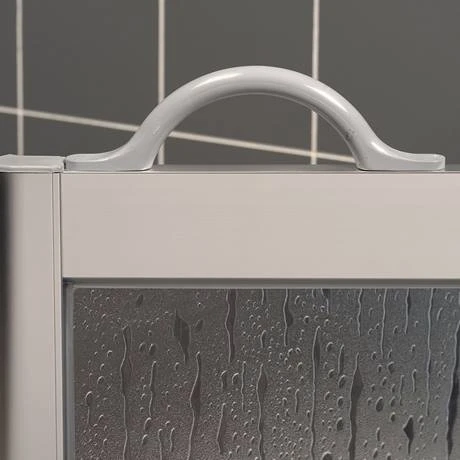 Milton Silver RH Front Access Half Height Bi-Fold Shower Door 4 Milton Silver RH Front Access Half Height Bi-Fold Shower Door - Image 4