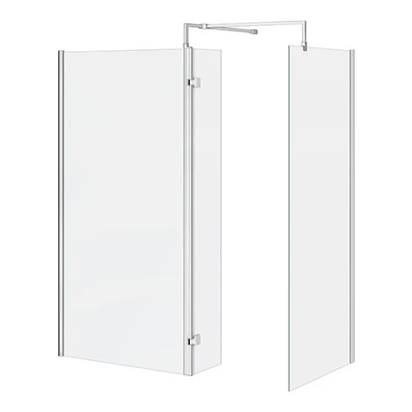 Nova 1400 x 900 Wet Room (inc. Screen, Side Panel + Return Panel) No Tray 1 Nova 1400 x 900 Wet Room (inc. Screen, Side Panel + Return Panel) No Tray