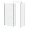 Nova 1600 x 800 Wet Room (inc. Screen, Side Panel + Return Panel) No Tray