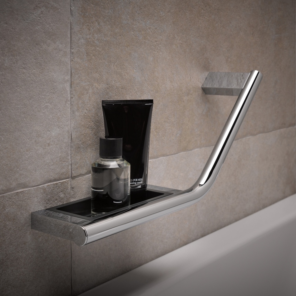 Assisted Living Bathrooms Store -Assisted Living Bathrooms Store Angled Grab Rail with Soap Dish 14909 011037 Lifestyle